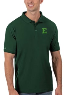 Antigua Eastern Michigan Eagles Mens Green Legacy Short Sleeve Polo