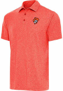 Antigua Oklahoma State Cowboys Mens Orange Par Three Short Sleeve Polo