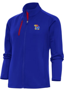 Antigua Kansas Jayhawks Womens Blue Generation Light Weight Jacket