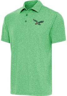 Antigua Philadelphia Eagles Mens Kelly Green PAR 3 Short Sleeve Polo