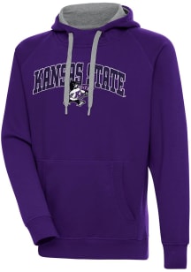 Antigua K-State Wildcats Mens Purple Victory Long Sleeve Hoodie