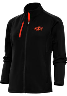 Antigua Oklahoma State Cowboys Womens Black Generation Light Weight Jacket