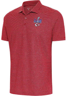 Antigua Kansas City Chiefs Mens Red Esteem Short Sleeve Polo