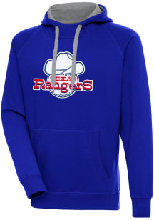 Antigua Texas Rangers Mens Blue Victory Long Sleeve Hoodie