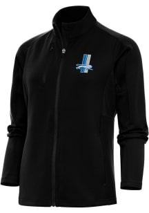Antigua Detroit Lions Womens Black Generation Design Light Weight Jacket