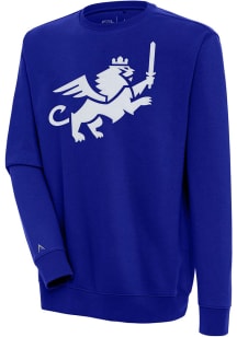 Antigua FC Cincinnati Mens Blue Victory Long Sleeve Crew Sweatshirt
