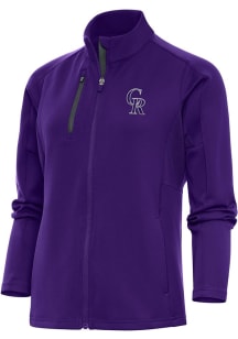 Antigua Colorado Rockies Womens Purple Generation Light Weight Jacket