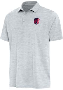 Antigua St Louis City SC Mens White Layout Short Sleeve Polo