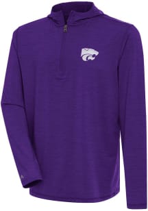 Antigua K-State Wildcats Mens Grey Tidy Hood