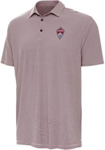 Antigua Colorado Rapids Mens Maroon Twine Short Sleeve Polo