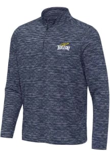 Antigua Toledo Rockets Mens Navy Blue Determined Long Sleeve Qtr Zip Pullover