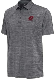 Antigua Central Michigan Chippewas Mens Grey Hidden Blooming Short Sleeve Polo