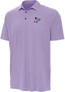 Antigua K-State Wildcats Mens Purple Twine Short Sleeve Polo