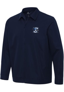Antigua Creighton Bluejays Mens Navy Blue Pivot Light Weight Jacket