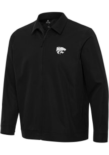 Antigua K-State Wildcats Mens Black Pivot Light Weight Jacket