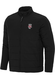 Mens Wisconsin Badgers Antigua Mens Swelter Heavyweight Jacket - Black