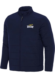 Mens Toledo Rockets Antigua Mens Swelter Heavyweight Jacket - Navy Blue