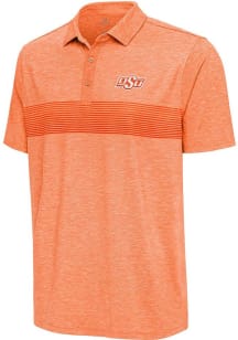 Antigua Oklahoma State Cowboys Mens Orange Dashing Short Sleeve Polo