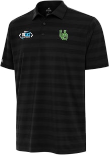 Antigua Oregon Ducks Mens Black 2024 Big Ten Football Tunnel Short Sleeve Polo