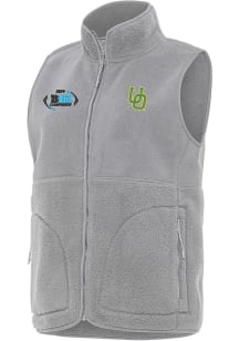 Antigua Oregon Ducks Womens Grey 2024 Big Ten Football Nostalgic Vest