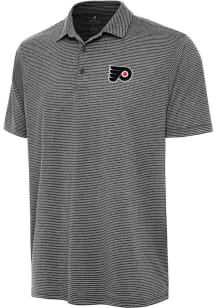 Antigua Philadelphia Flyers Mens Black Scheme Short Sleeve Polo