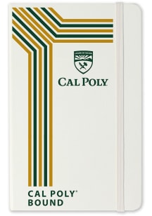 Cal Poly Mustangs School Bound Notebook and Folder - White