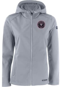 Cutter and Buck Inter Miami CF Womens Grey Evoke Light Weight Jacket