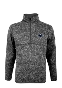 Antigua Penn State Nittany Lions Mens Grey Fortune Long Sleeve Qtr Zip Pullover