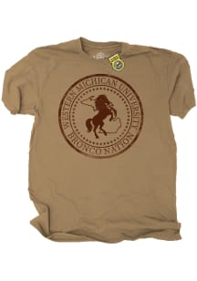 Western Michigan Broncos Brown Redux Seal Short Sleeve T Shirt