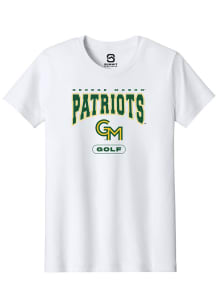 Summit Sportswear George Mason University Youth White Golf Short Sleeve T-Shirt