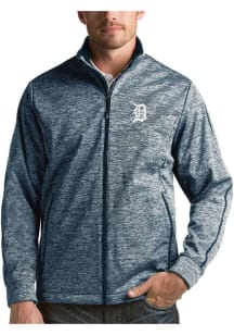 Antigua Detroit Tigers Mens Navy Blue Golf Medium Weight Jacket