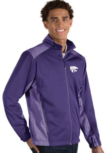 Antigua K-State Wildcats Mens Purple Revolve Medium Weight Jacket