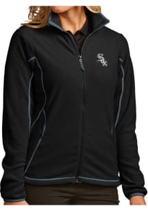 Antigua Chicago White Sox Womens Black Ice Medium Weight Jacket
