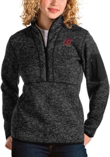 Antigua Central Michigan Chippewas Womens Black Fortune Qtr Zip