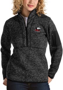 Antigua Northern Illinois Huskies Womens Black Fortune Qtr Zip