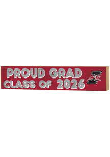 KH Sports Fan Indianapolis Greyhounds Class of 2026 Block Sign - Crimson