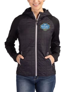 Cutter and Buck UCLA Bruins Womens Black 2026 WBB Champions Rainier PrimaLoft Hybrid Medium Weight..