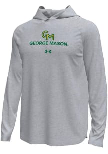 Under Armour George Mason University Mens Grey Tech Stretch Hood