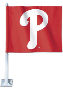 Philadelphia Phillies Double Sided Car Flag - Red