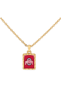 Ohio State Buckeyes Vivian Gold Necklace