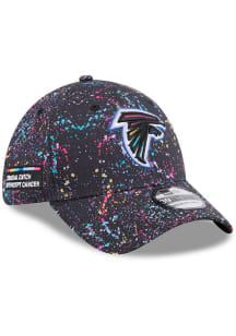 New Era Atlanta Falcons Mens Black NFL25 Crucial Catch 3930 Flex Hat