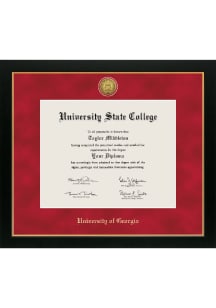 Georgia Bulldogs Medallion Manchester Diploma Frame - Red