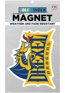 Drexel Dragons Team Logo Car Magnet - Blue