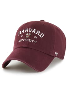 47 Harvard Crimson Clean Up Adjustable Hat - Maroon
