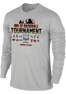 Big 12 Grey 2026 Big 12 Baseball Tournament Long Sleeve T Shirt