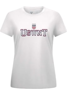 Levelwear USWNT Womens White Anthem Journey Short Sleeve T-Shirt