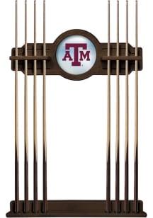 Texas A&M Aggies Solid Wood Cue Rack Pool Table Accessories