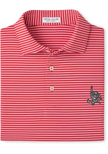 Peter Millar Cincinnati Bearcats Mens Red Tiebreaker Short Sleeve Fashion Polo