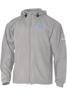 Columbia North Carolina Tar Heels Mens Grey Prodigy Light Weight Jacket