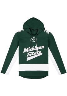 Homefield Michigan State Spartans Mens Green Script Hockey Fashion Hood